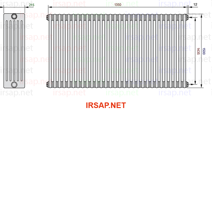 Радиатор IRSAP Tesi 61500/30 T02 CL 01